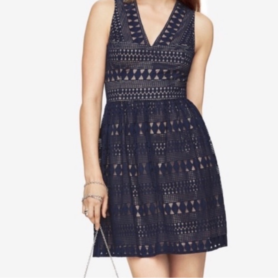 Bcbgmaxazria : Lace A-Line Dress